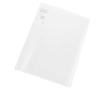 LOLIPPYY Diamond Drawing Portfolio A4 Art Storage Book White 30-Page Plastic Painting Organizer for Diamond Art Display and Collection