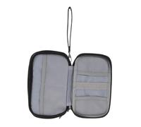 LOLIPPYY Digital Accessory Organizer Travel Cord Organizer with Mesh Pouch and Elastic Straps Multi Compartment Electronics Accessory Carrying Bag for Power Banks Chargers and Cables Medium Black