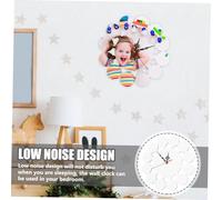 LOLIPPYY DIY Sublimation Heat Transfer Wall Clock Blank for Crafting Vintage MDF Wooden Hanging Clock Without Battery Easy to Assemble Decorative Timepiece for Living and Creative Projects