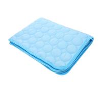 LOLIPPYY Dog Cooling Mat Blue Non-toxic Self-cooling Pet Pad for Summer Small Cats and Dogs Nonskid Sleeping Cushion for Crate Car Indoor Use
