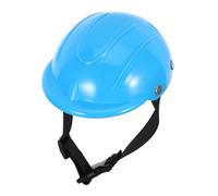 LOLIPPYY Dog Motorcycle Helmet for Small Dogs and Cats, Blue Hard Protective Pet Helmet with Adjustable Chin Strap, Safety Headgear for Scooter Riding and Outdoor Use