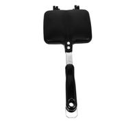 LOLIPPYY Double Sided Aluminum Alloy Non Stick Sandwich Pan Quick Heat Toast Maker for Gas Stove Snack and Bread Baking Frying Pan Easy Use for Toasted Sandwiches and Eggs