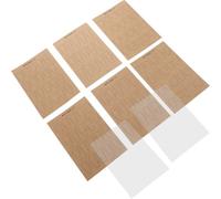 LOLIPPYY Double-Sided Nail Art Practice Cards with 6 Nail Shapes and 2 Pet Sheets Reusable Hand-Painting Design Paper and Detailing Training