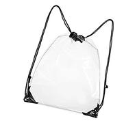 LOLIPPYY Drawstring Travel Toiletry Bag Transparent Cosmetic Organizer for Women Travel Storage Pouch with Neat Stitching Convenient Access for Beach and Flight Use