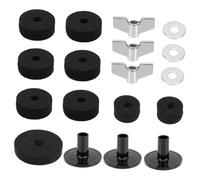 LOLIPPYY Drum Kit Felt Pads Set Non Slip Cymbal Accessories for Drum and Electronic Prevent Friction and Enhance Sound Quality Professional Percussion Gadget