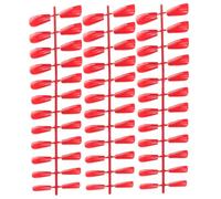 LOLIPPYY Eco-Friendly Red Ballerina Fake Nails Set 72pcs Artificial Fingernails Coffin Shape Tips Red False Nail Tips Manicure Accessories for Women Art and DIY Use