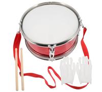 LOLIPPYY Educational Snare Drum for Adults Red Percussion Instrument with Break-resistant Material Easy to Play for Rhythm Development and Interaction Music for Beginners