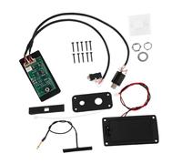 LOLIPPYY Electric Violin Pickup Kit with Piezoelectric Transducer Black Shielded Cable and Battery Box Included High Precision Sound Reproduction for Stage Studio and Professional Use