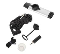 LOLIPPYY Electronic Kazoo Portable Mini Music Instrument for Beginners DK-83 Silver Electric Kazoo for Guitar and Ukulele Performance Party