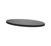 LOLIPPYY Ellipse Stretched Canvas Frame Black for Oil Painting Wooden Board Stretched Canvas for Students Beginners DIY Art Home Office Gallery