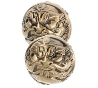LOLIPPYY Embossed Brass Baoding Balls 38mm Pair for Hand Strengthening Massage Therapy, Chinese Exercise Balls for Wrist Fitness and Rehabilitation Training