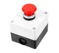 LOLIPPYY Emergency Stop Momentary Push Button Station Box for Industrial Safety Power Cutoff Material Quick Response Control Switch Suitable for Factories and Laboratories