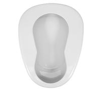 LOLIPPYY Enamel Bedpan for Elderly Women Comfortable Bed Pans for Men Chamber Pots for Bedridden Patients Portable Seat Urinal Pot for Bedside Nursing Use