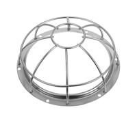 LOLIPPYY Explosion-Proof Iron Wire Lampshade Guard, Round Metal Bulb Light Cover with Protective Mesh for Pendant and Ceiling Lights, Lamp Shade Cage Protector for Home Lighting
