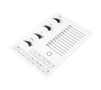 LOLIPPYY Eyelash Grafting Storage Board Large White False Eyelash Display for Beauty Salons Cosmetology Schools Home Use for Makeup Artists