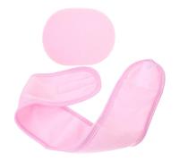 LOLIPPYY Facial Headband and Makeup Hair Band Set with Pink Face Washing Sponge, Soft Terry Cloth Hair Accessories for Women’s Skincare and Spa Routine