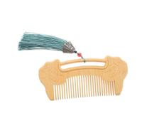 LOLIPPYY Fine Tooth Comb with Ruyi Lock Design Handcrafted Pocket Beard Comb for Women Elegant Scalp Massager Grooming Present for Special Occasions