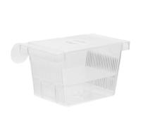 LOLIPPYY Fish Breeding Box Aquarium Incubator with Divider for Fry Protection Floating Hatchery Tank Accessory for Shrimp Guppy Tropical Fish Separation and Survival Enhancement