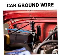 LOLIPPYY Flexible Car Battery Connection Cable with Ground Strap Parallel and Series Wiring Options for Reliable Power Supply Safe Terminal Connector Suitable for Various Vehicle Models