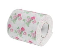LOLIPPYY Floral Rose Printed Toilet Paper Roll Vibrant Colorful Flower Pattern Napkins Decorative Tissue for Home Office Travel Space-Saving Practical Bathroom Use