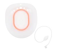LOLIPPYY Foldable Sitz Bath Tub for Women Private Parts Cleaning Lightweight Wash Basin with Flusher Portable and TPR Material Reusable and Easy to Clean Comfortable Design for Postpartum