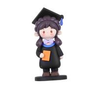 LOLIPPYY Funny Graduation Cake Topper Sculpture Doctor Figurine for Graduation Season Celebrations Wear Resistant Centerpiece Versatile Use for Lasting Memories