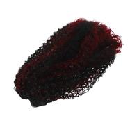 LOLIPPYY Gradient Afro Curly Ponytail Extension Long Synthetic Hairpiece for Women and Natural Texture Drawstring Wavy Hairpiece with High Temperature Fiber for Versatile Styling