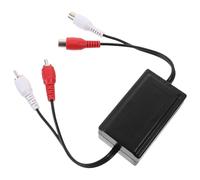 LOLIPPYY Ground Loop Noise Isolator for Car Audio System Amplifier Noise Filter Compatible with Multiple Car Models for Sound Quality