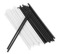 LOLIPPYY Guitar Fretboard Side Dot Position Markers Abs Inlays 40pcs Universal Fit Learning Tools with 15mm Diameter in Black and White for Guitar Bass Electric and Ukulele for Beginner