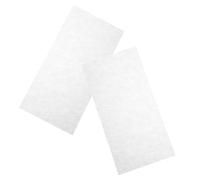 LOLIPPYY Guitar Inlays Shell Sheet 2pcs White Iridescent Rectangle for Fingerboard Fretboard Neck Decoration and Headstock Veneer Replacement