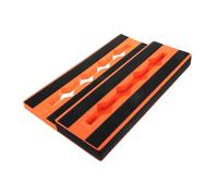 LOLIPPYY Guitar Pedalboard Eva Material Single Track Board Compact Organizer for Pedals Effects Guitarist Traveling