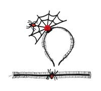 LOLIPPYY Halloween Decoration Set Spooky Headband Halloween Headband Cute Spider Headpiece Spooky Hair Accessories Costume Plastic Black