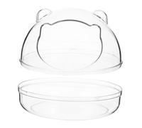 LOLIPPYY Hamster Bath Container Sand Bathroom Dustproof Medium-sized Guinea Pig Bathtub Pet Toilet Suitable for Small Animal Habitat Use