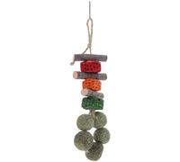 LOLIPPYY Hamster Chewing Snack for Small Pets Plastic Cartoon Design Teeth Grinding Toy with Wear Resistance to Reduce Pet's Loneliness and Boredom