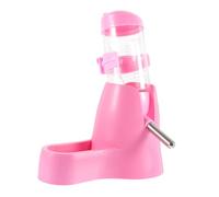 LOLIPPYY Hamster Water Dispenser with Bottle and Bracket Multi-functional Small Pet Water Feeder and Food Holder Detachable Plastic Design for Guinea Pigs and Hamsters Easy to Clean and