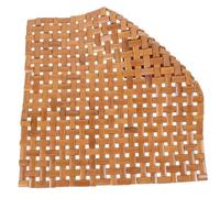 LOLIPPYY Handmade Carbonized Bamboo Seat Cushion Square Cool Pad for Outdoor Indoor Chairs Car Seating Breathable Natural Summer Chair Mat