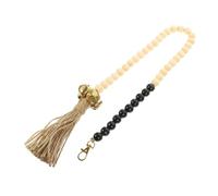 LOLIPPYY Hanging Dog Doorbell Beaded Puppy Training Bell for Pet Door Rustic Decorative Bell Beads Strings for Dog Training Easy to Use