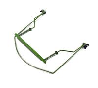 LOLIPPYY Harmonica Holder Metal Frame Accessory Neck Rack for Hands Playing Lightweight and Durable Compatible with Various Brands Green