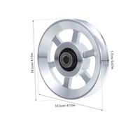 LOLIPPYY Heavy Duty Aluminium Alloy Bearing Pulley Wheel Φ for Gym Fitness Equipment Silent Cable Pulley System DIY Multifunctional Training Accessory for Home Workout