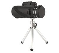 LOLIPPYY High-definition 40x60 Monocular Telescope with Tripod and Phone Clip for Bird Watching and Outdoor Travel Portable Single-tube Scope Black