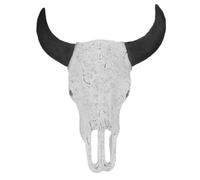 LOLIPPYY High Fidelity Bull Skull Fish Tank Shelter Cave Reptile Hideout for Bearded Dragon and Lizard Enclosure Accessories Mysterious Ancient Aquarium Ornament with Secure Pet Hiding Spot