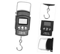 LOLIPPYY High-precision Portable Fishing Scale with Tape Measure Small Electronic Hanging Weight Scale for Home Use LCD Backlit Display Stainless Steel Handle Multi-unit Lb Jin Switching