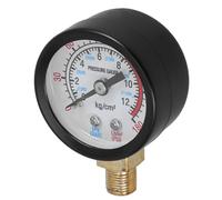 LOLIPPYY High Pressure Gauge with Case Back Mount Vertical Radial Industrial Air Compressor Pump Gauge for Pneumatic Tools and Hydraulic Water Systems