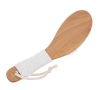 LOLIPPYY Horsehair Back Exfoliating Bath Brush Natural Shower Scrubber with Ergonomic Handle for Gentle Exfoliation and Cleaning Versatile Wet Dry Use for All Body Parts