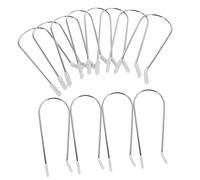 LOLIPPYY Hot Roller Securing Clips and Hot Curler Jaw Clamps 16pcs 3.81cm Stainless Steel Replacement Pins for Heated Hair Rollers Suitable for Styling and Home Use