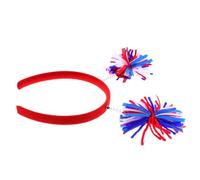 LOLIPPYY Independence Day Red White and Blue Headband July Fourth Hair Accessory Head Hoop Party Decoration for Women