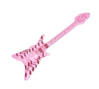 LOLIPPYY Inflatable Electric Guitar Prop for Rock Music Party Decoration Blow Up Musical Instrument for Concerts Beach Performance and Cosplay Accessories Random Color