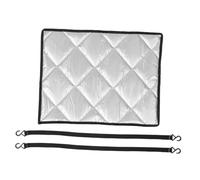 LOLIPPYY Insulated Thermal Food Blanket Cover Thickened Black Silver Dual Sided Insulation for Takeout BBQ Pizza Grocery Travel Container Temperature Control and Easy Cleaning