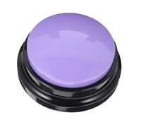 LOLIPPYY Interactive Pet Communication Button for Dogs and Cats Recordable Training Aid with High Grade Material Fun Behavior Training to Enhance Owner Purple Talking Buzzer