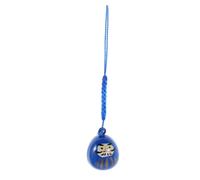 LOLIPPYY Japanese Copper Bell Pendant Charm with Clear Water Sound Artistic Dharma Hanging Ornament for Backpack Keychain Car Window Decor Symbol of Luck and Blessings